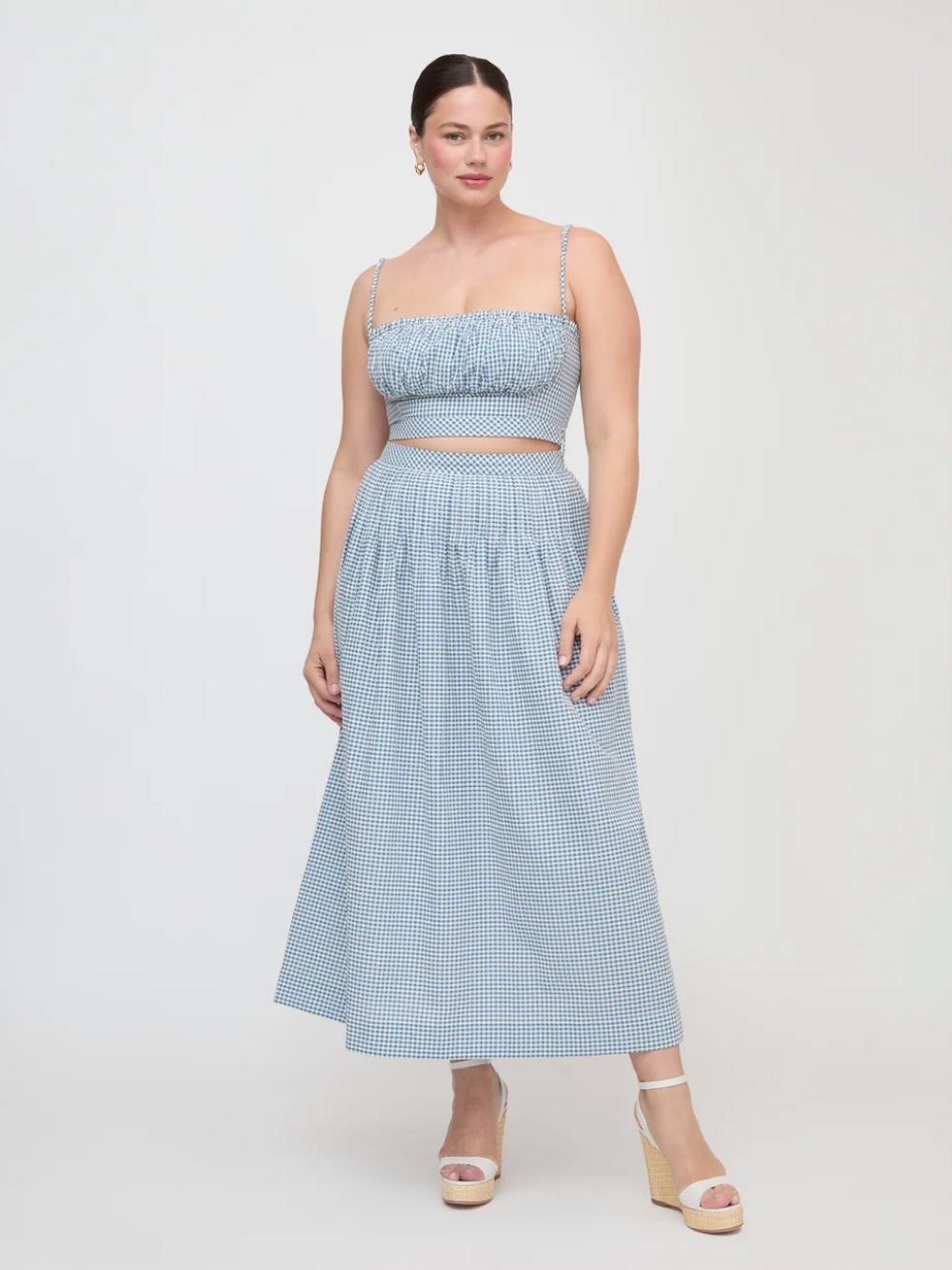 Hill House Home The Ame Skirt Lagoon Denim
